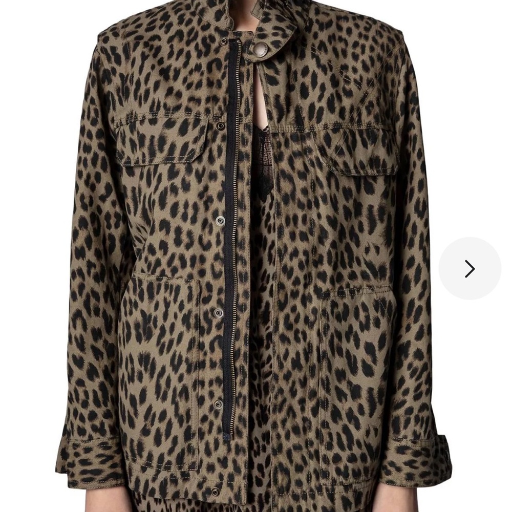 Zadig And Voltaire Jacket Drawstring Size M - image 2